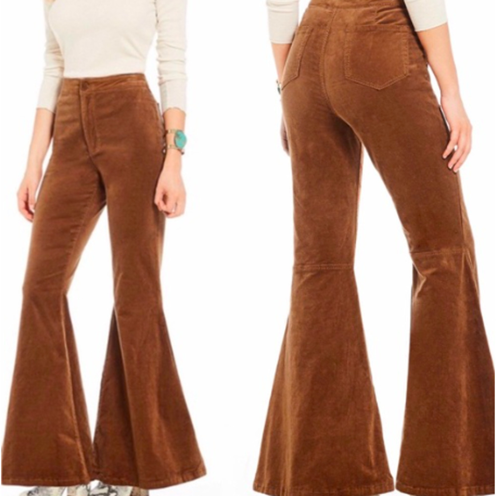 CHELSEA & VIOLET FLARE CORDUROY PANTS